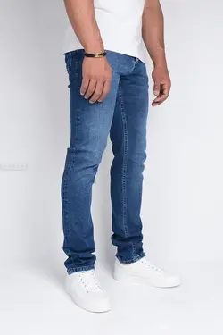 شلوار جین مردانه راسته CK آبی 762