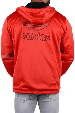 سویشرت دورو مردانه طرح adidas مشکی-قرمز 2258