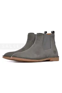 نیم بوت مردانه چرم طبیعی Timberland طوسی 604