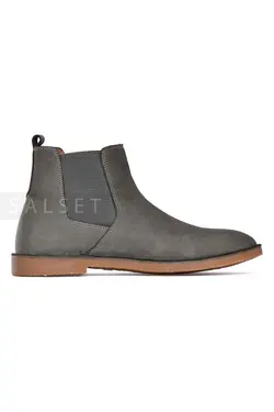 نیم بوت مردانه چرم طبیعی Timberland طوسی 604