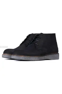 نیم بوت مردانه چرم طبیعی Dockers مشکی 746