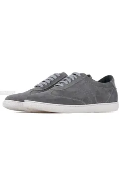 کفش روزمره مردانه چرم طبیعی Lee cooper طوسی 703