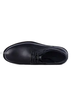 کفش رسمی مردانه چرم طبیعی مشکی 715