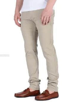 شلوار کتان مردانه L.V کرم 578