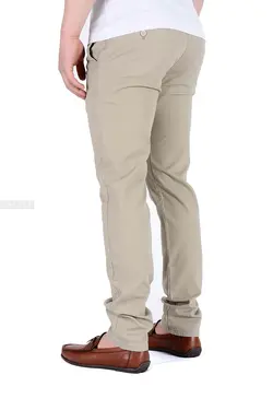 شلوار کتان مردانه L.V کرم 578