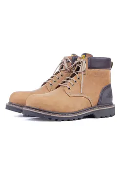 نیم بوت مردانه چرم طبیعی طرح CATERPILLAR