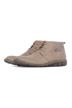 نیم بوت اسپرت مردانه چرم طبیعی Clarks