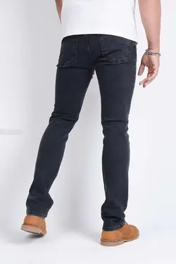 شلوار جین مردانه راسته Police ذغالی 839