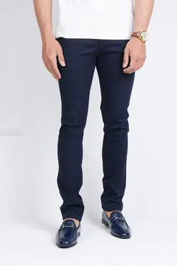 شلوار کتان مردانه سرمه‌ای 827