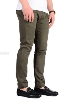 شلوار کتان مردانه Massimo Dutti زیتونی 598