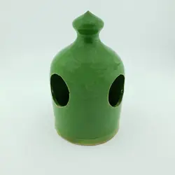 آبخوری سفالی - دانه سرا | آبخوری سفالی سنتی ایرانی | رنگ کوره ای