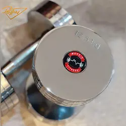 دمبل تمام استیل نقره ای