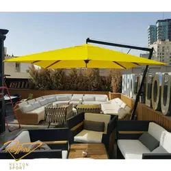 چتر پایه کنار مارکت وینچ دار