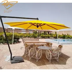 چتر پایه کنار مارکت وینچ دار