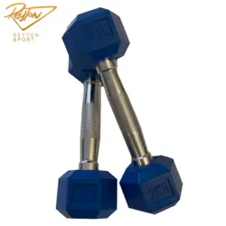 دمبل شش ضلعی رنگی 2 کیلویی