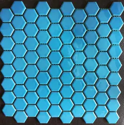 کاشی استخری 6 گوش البرز بلو 7 با کیفیت زیبا و بسیار با دوام