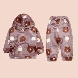 هودی شلوار تدی طرح خرس