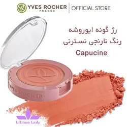 رژگونه گیاهی ایوروشه رنگ نارنجی نسترنی