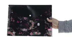 پوشه دکمه دار کلیپس طرح بهار