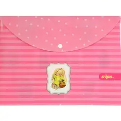 پوشه دکمه دار کلیپس طرح خرگوش