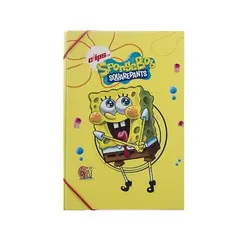 پوشه کش دار کلیپس طرح باب اسفنجی