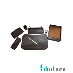 ست رو میزی اداری چرمی 8 تیکه کد 02