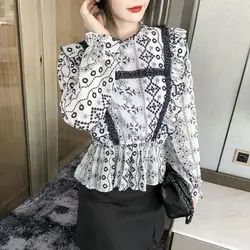 شومیز زنانه پوشیده طرح کلاسیک