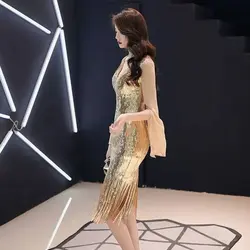 لباس شب و مجلسی زنانه پولک دوزی شده