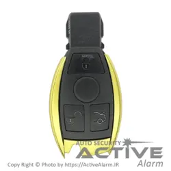 قاب ریموت فابريک خودرو بنز کروم - اکتیوآلارم