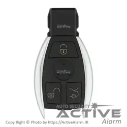 قاب ریموت فابريک خودرو بنز کروم - اکتیوآلارم
