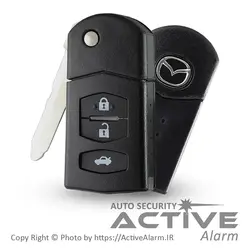 قاب ریموت فابریک خودرو مزدا3 (سه‌دکمه‌تاشو)
