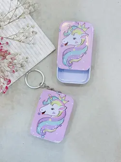 جاکلیدی قوطی دار فلزی یونیکورن 3