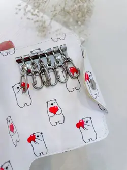 جاسوییچی کیفی دکمه دار خرس