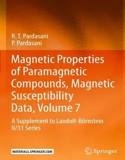 خواص مغناطیسی مواد پارامغناطیس جلد 7 چاپ 2023