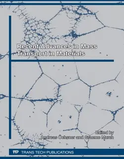 پیشرفت های اخیر انتقال جرم در مواد مهندسی