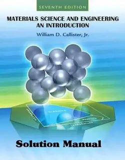 حل المسائل علم مواد و مهندسی کلیستر ویرایش هفتم
