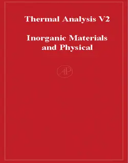 کتاب آنالیز گرمایی جلد دوم: مواد معدنی و شیمی فیزیک