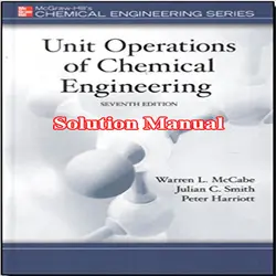 دانلود حل المسائل و تمرین عملیات واحد مهندسی شیمی مک کیب ویرایش 7 هفتم