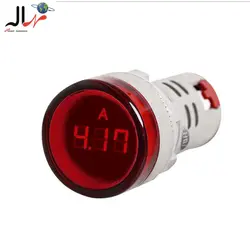 چراغ سیگنال آمپرمتر AC گرد 0A-100A قطر22 JBH (با CT)