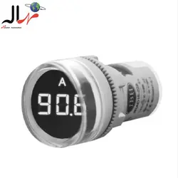 چراغ سیگنال آمپرمتر AC گرد 0A-100A قطر22 JBH (با CT)
