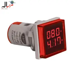 چراغ سیگنال ترکیبی ولت آمپرمتر مربع AC قطر 22 JBH