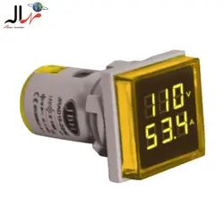 چراغ سیگنال ترکیبی ولت آمپرمتر مربع AC قطر 22 JBH