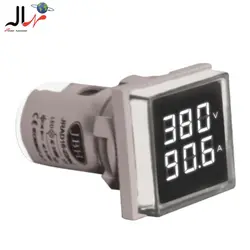 چراغ سیگنال ترکیبی ولت آمپرمتر مربع AC قطر 22 JBH