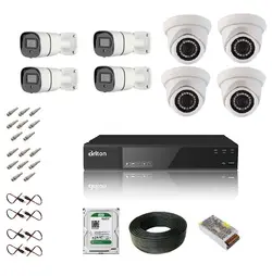 پکیج 8 دوربین مداربسته FULL HD ( DVR برایتون )