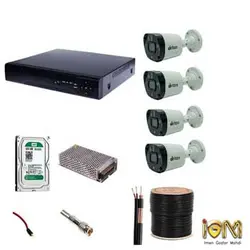 پکیج ۴ عددی دوربین مداربسته برایتون مدل 102