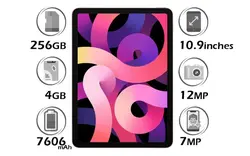 تبلت اپل iPad Air 2020 سیمکارت خور حافظه 256 گیگابایت