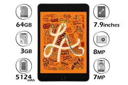 تبلت اپل آیپد مینی ۵ سیمکارت خور حافظه 64 گیگابایت