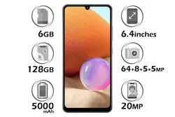 گوشی سامسونگ گلکسی A32 حافظه 128 گیگابایت رم 8 گیگابایت