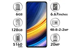 گوشی شیائومی پوکو X3 پرو حافظه 128 گیگابایت رم 6 گیگابایت