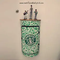 میز بار بشکه ای دیواری